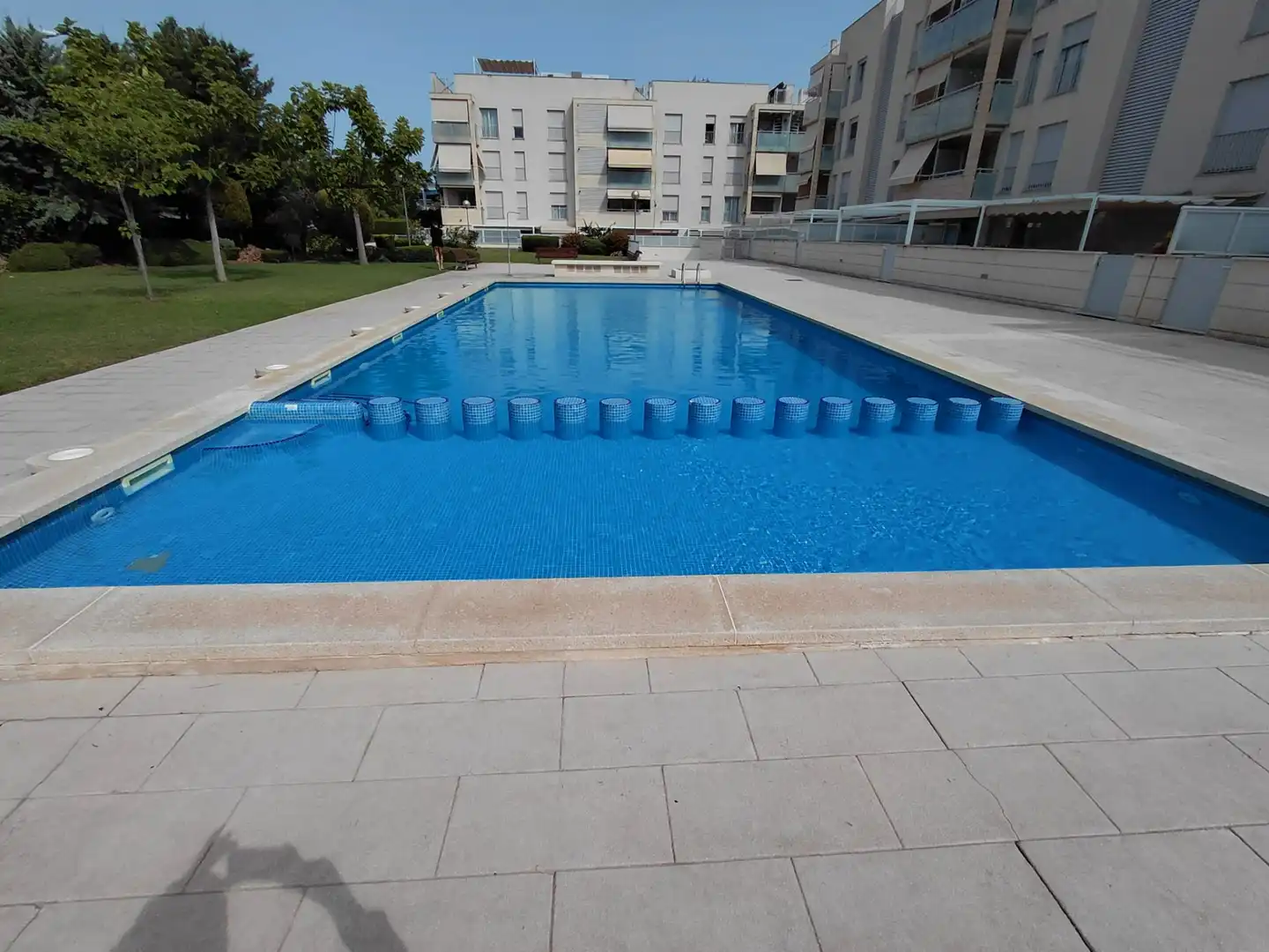 Schwimmbecken von Erdgeschoss zur Miete in  Palma de Mallorca mit Klimaanlage, Heizung und Privatgarten