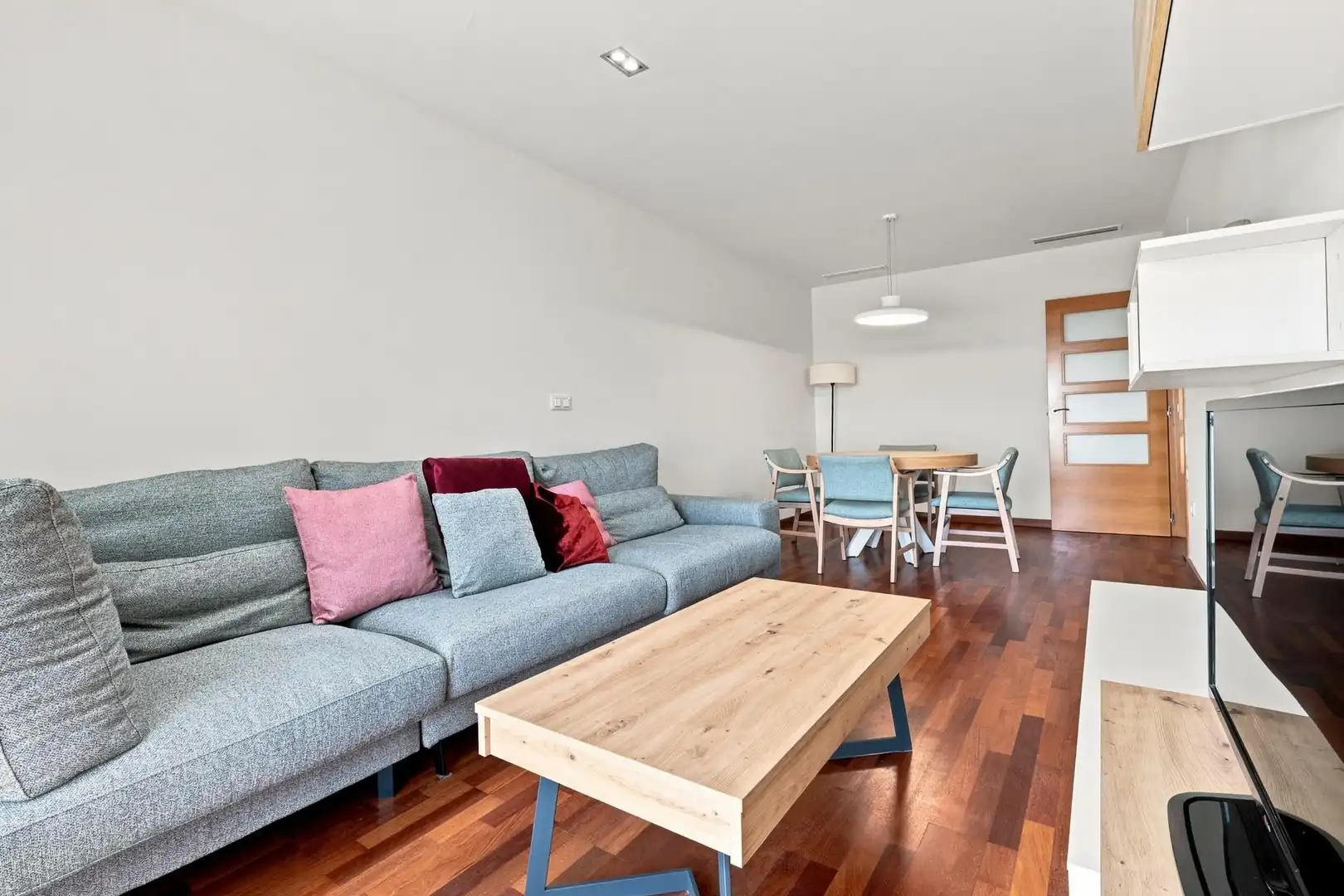 Sala de estar de Piso en venta en Silla con Aire acondicionado, Parquet y Amueblado