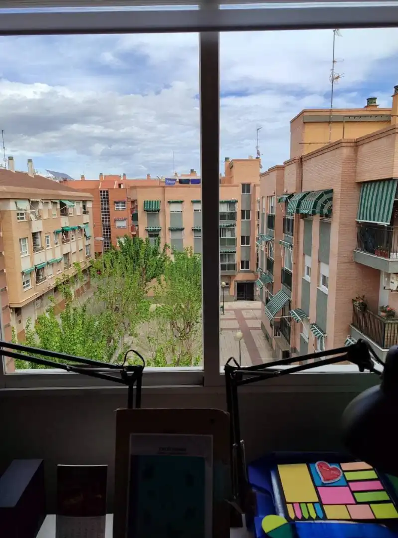 Vista exterior de Pis en venda en Murcia amb Aire condicionat, Terrassa i Traster