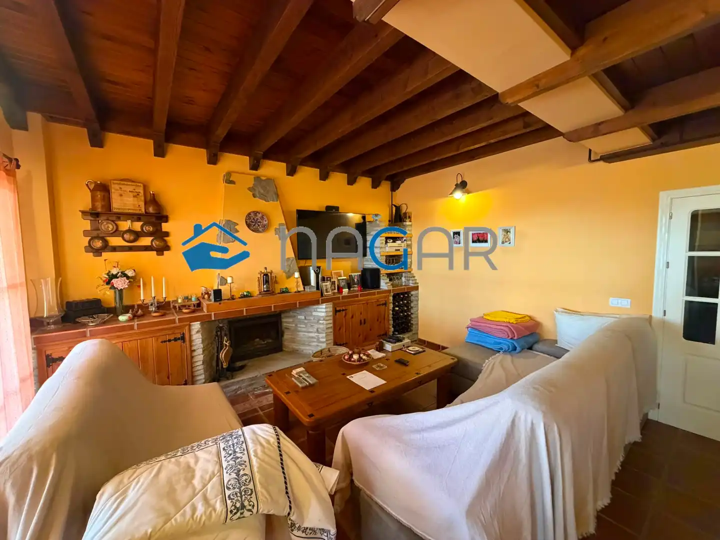 Sala de estar de Casa adosada en venta en Los Barrios con Jardín privado, Amueblado y Horno