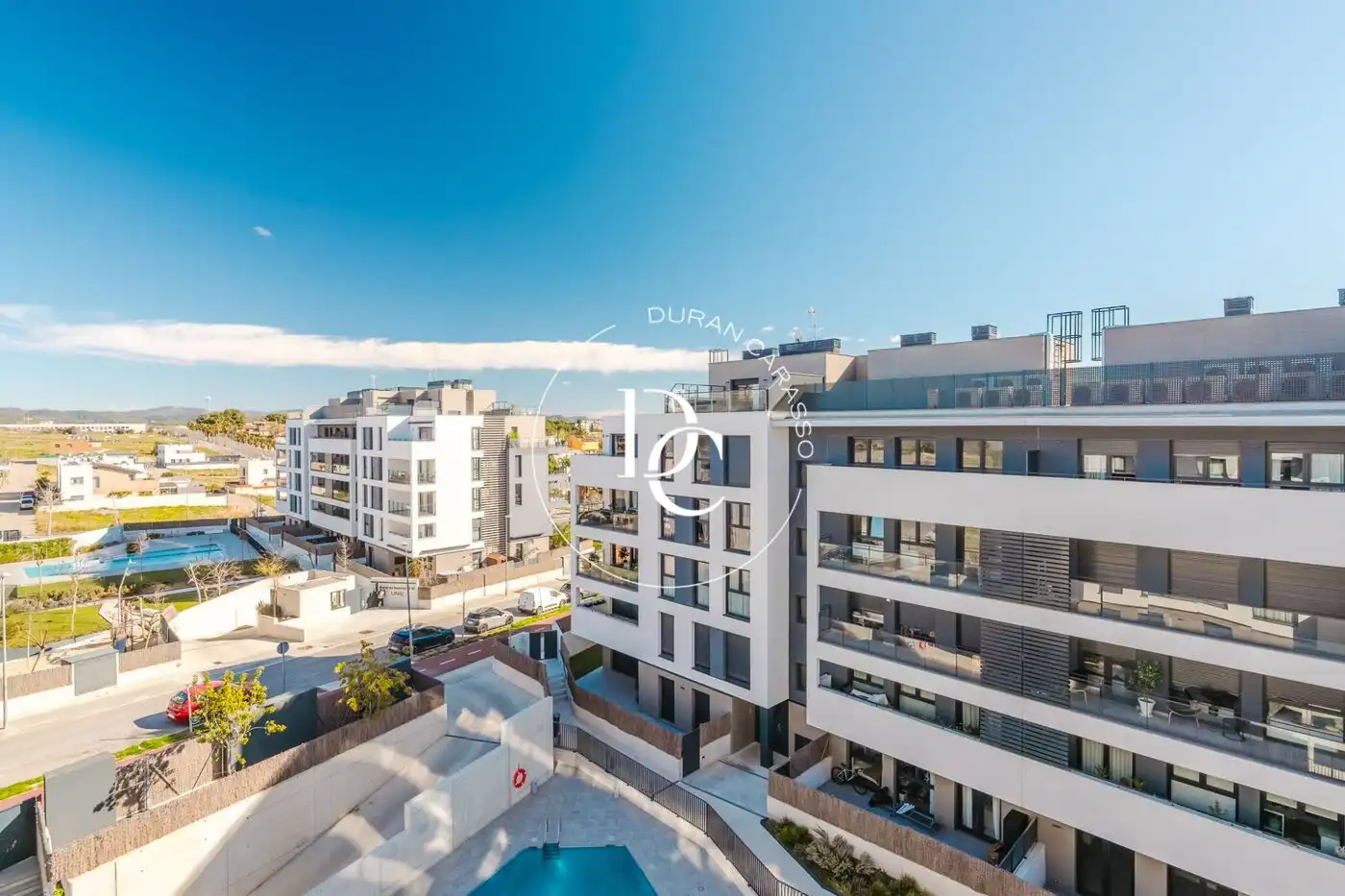 Außenansicht von Maisonette zur Miete in Vilanova i la Geltrú mit Klimaanlage, Heizung und Terrasse