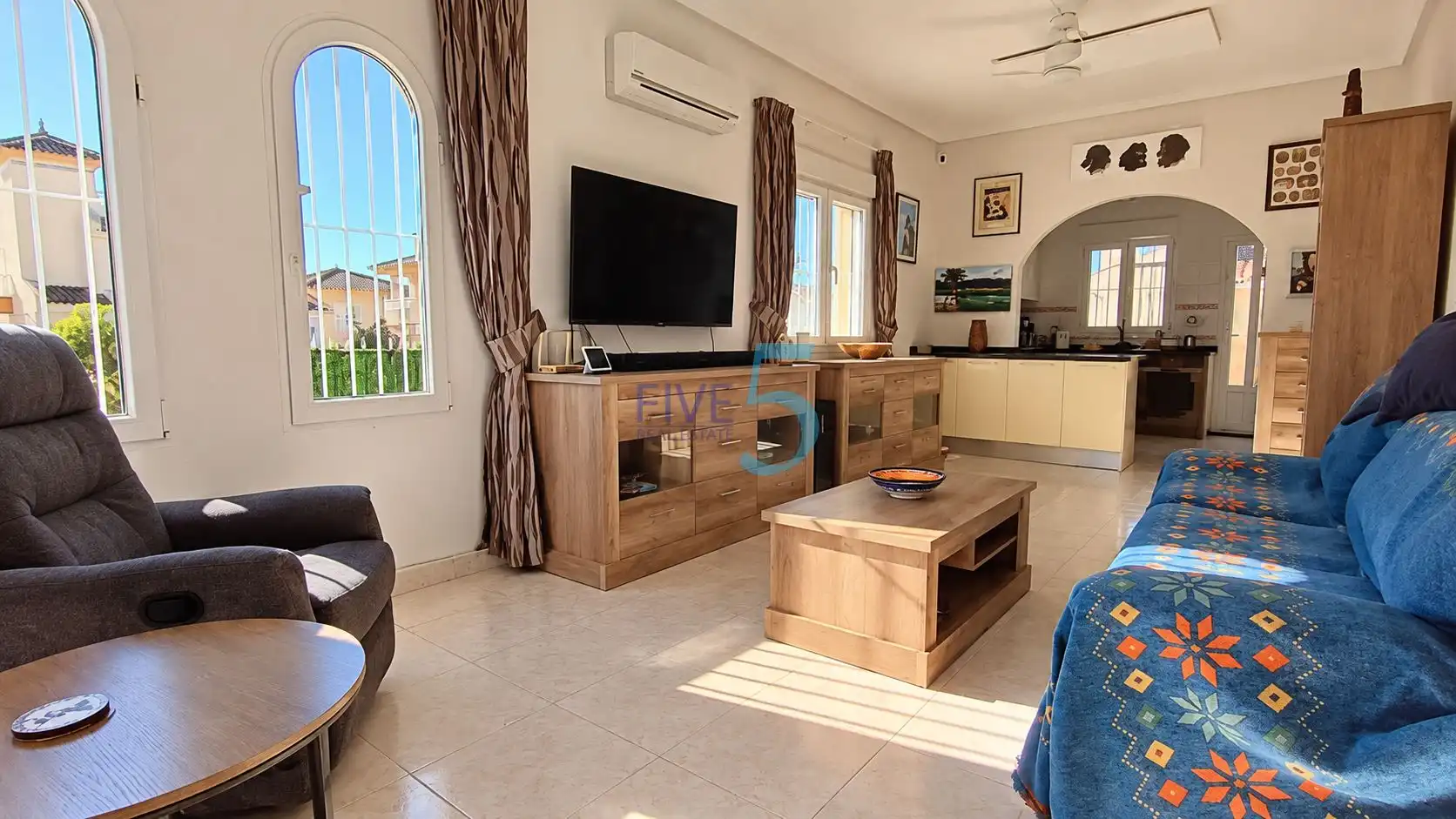 Sala d'estar de Casa o xalet en venda en Benimar