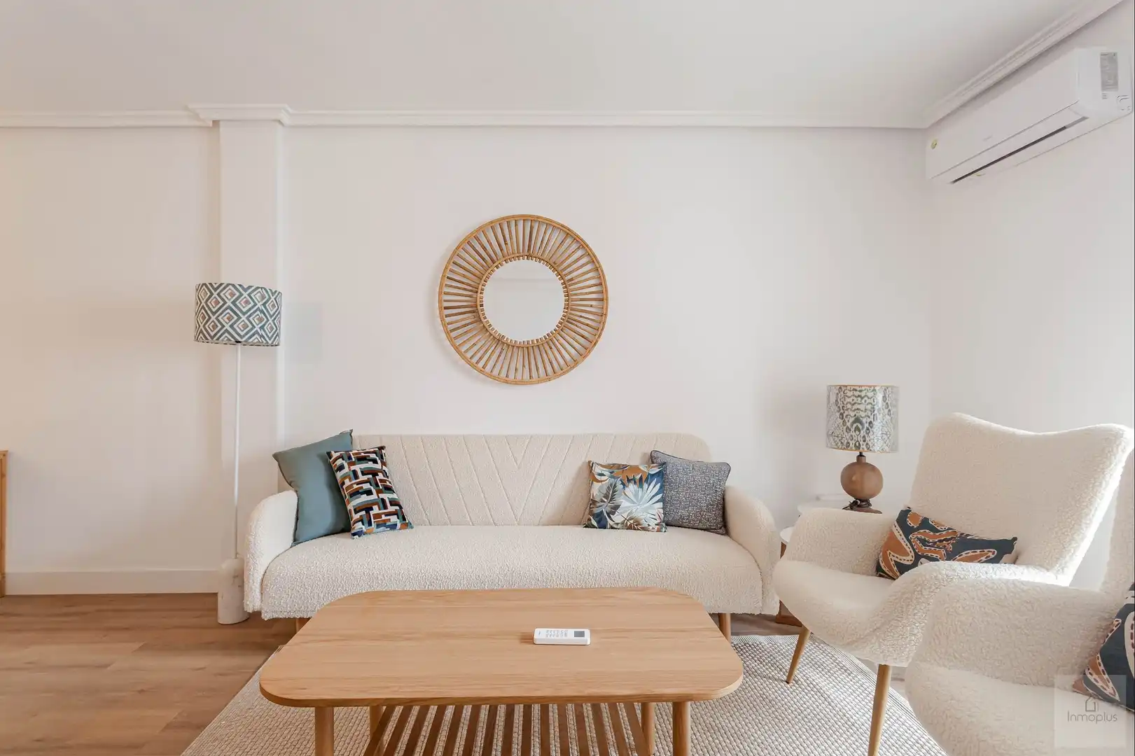 Living room of Flat for sale in Móstoles  with Air Conditioner, Terrace and Furnished