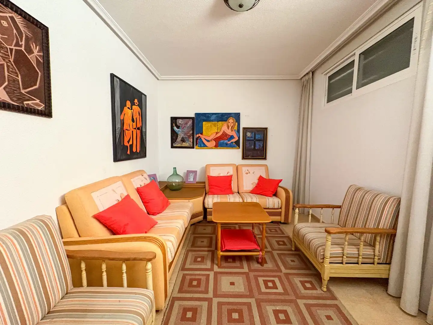 Living room of Detached homes for rent in Torrevieja  with Air Conditioner, Heating and Private garden