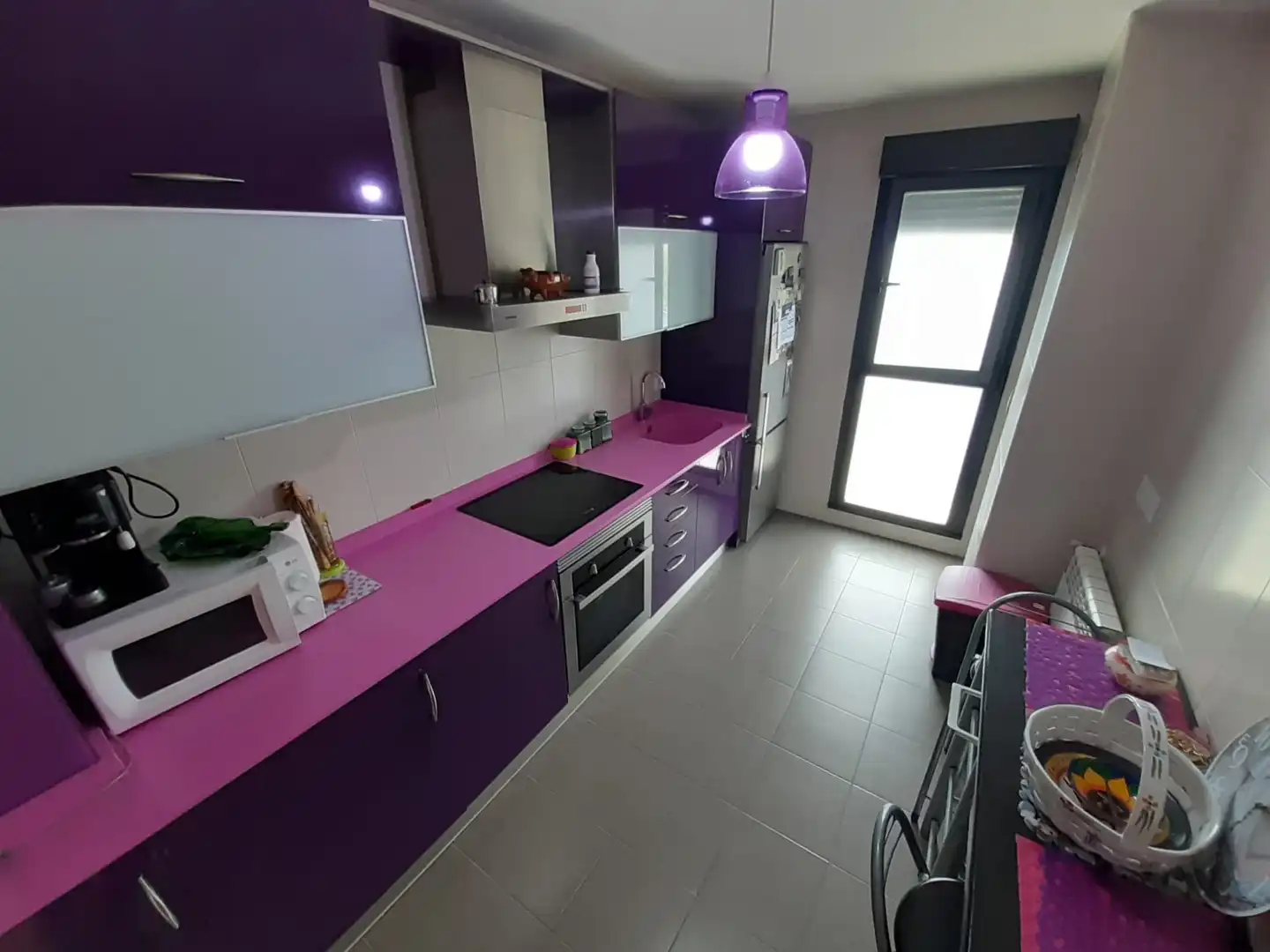 Cocina de Apartamento en venta en Morales del Vino con Parquet y Piscina comunitaria