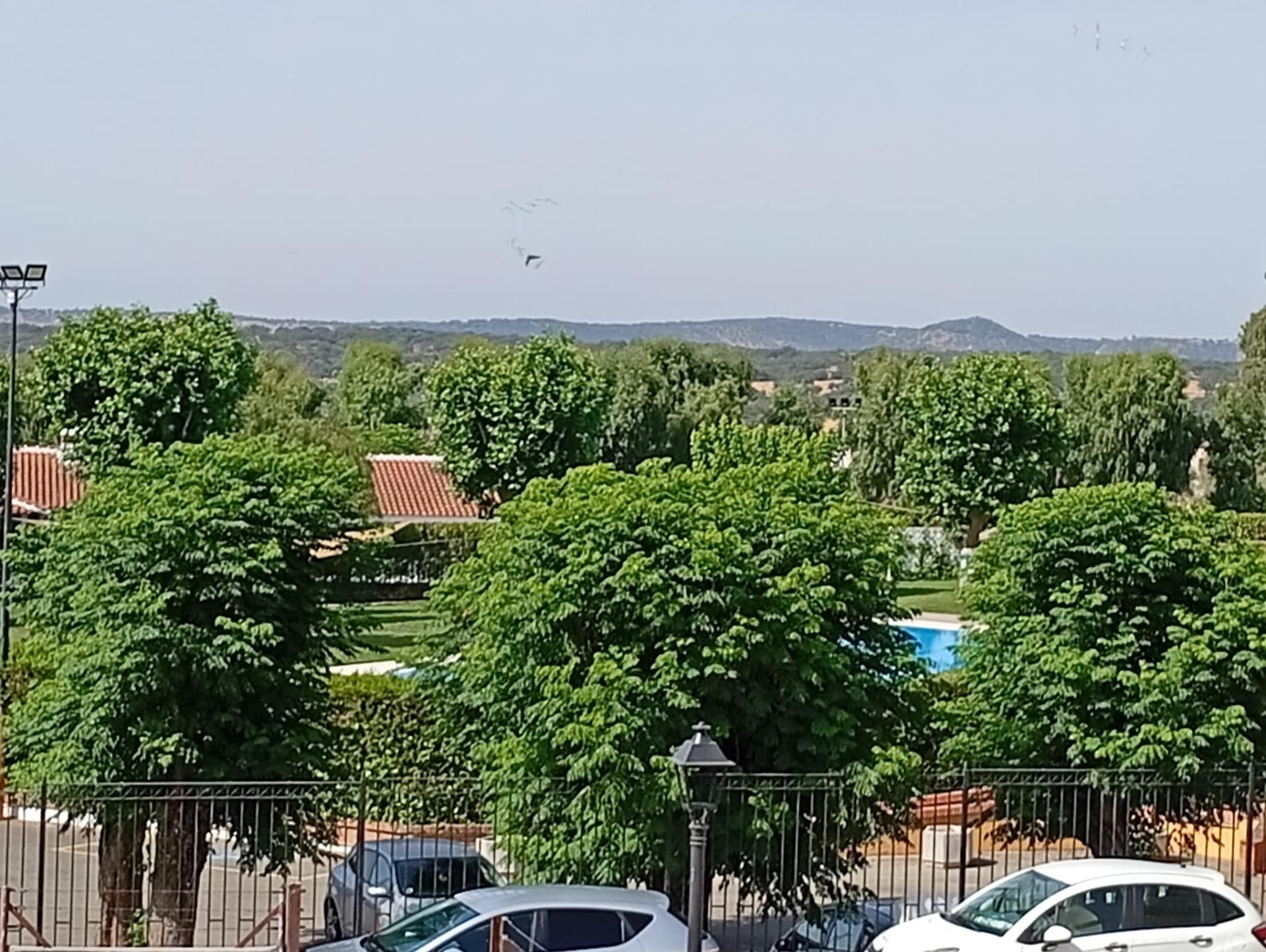 Vista exterior de Casa adosada en venda en El Pedroso amb Aire condicionat