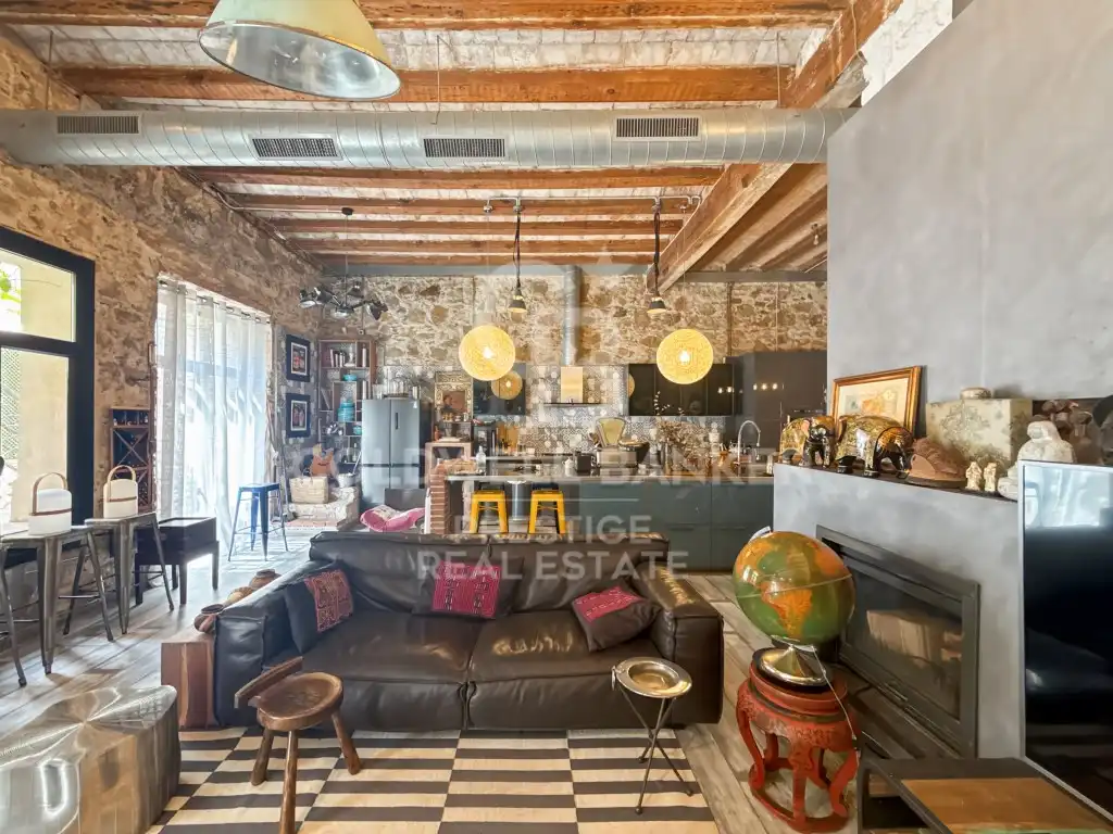 Sala d'estar de Loft en venda en Barcelona