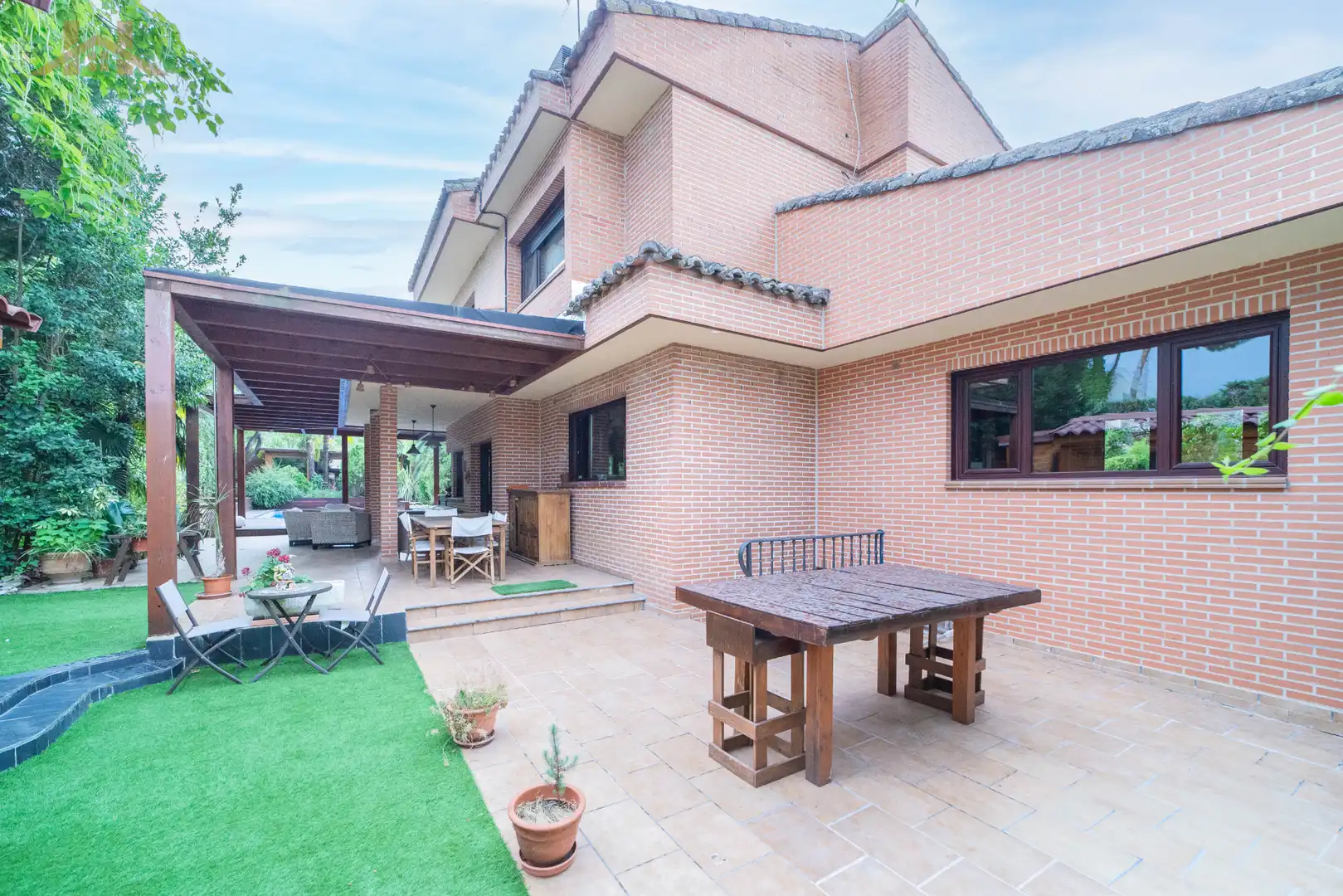 Terraza de Casa o chalet en venta en Boadilla del Monte con Aire acondicionado, Calefacción y Jardín privado