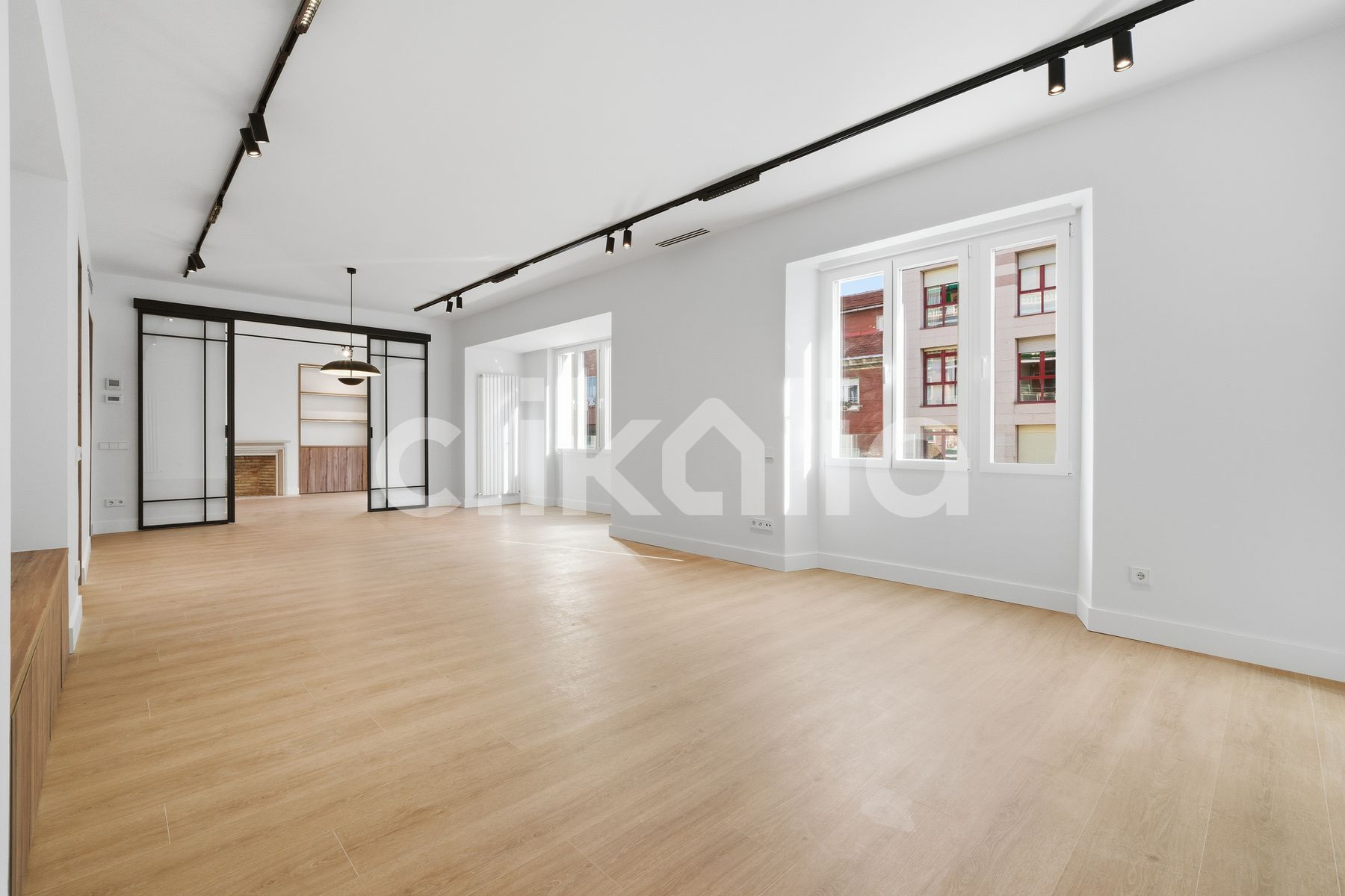 Living room of Flat for sale in  Madrid Capital  with Air Conditioner, Heating and Terrace