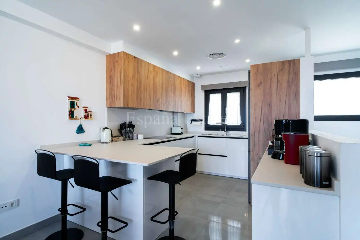 Cocina de Casa adosada en venta en Nerja con Aire acondicionado, Calefacción y Terraza