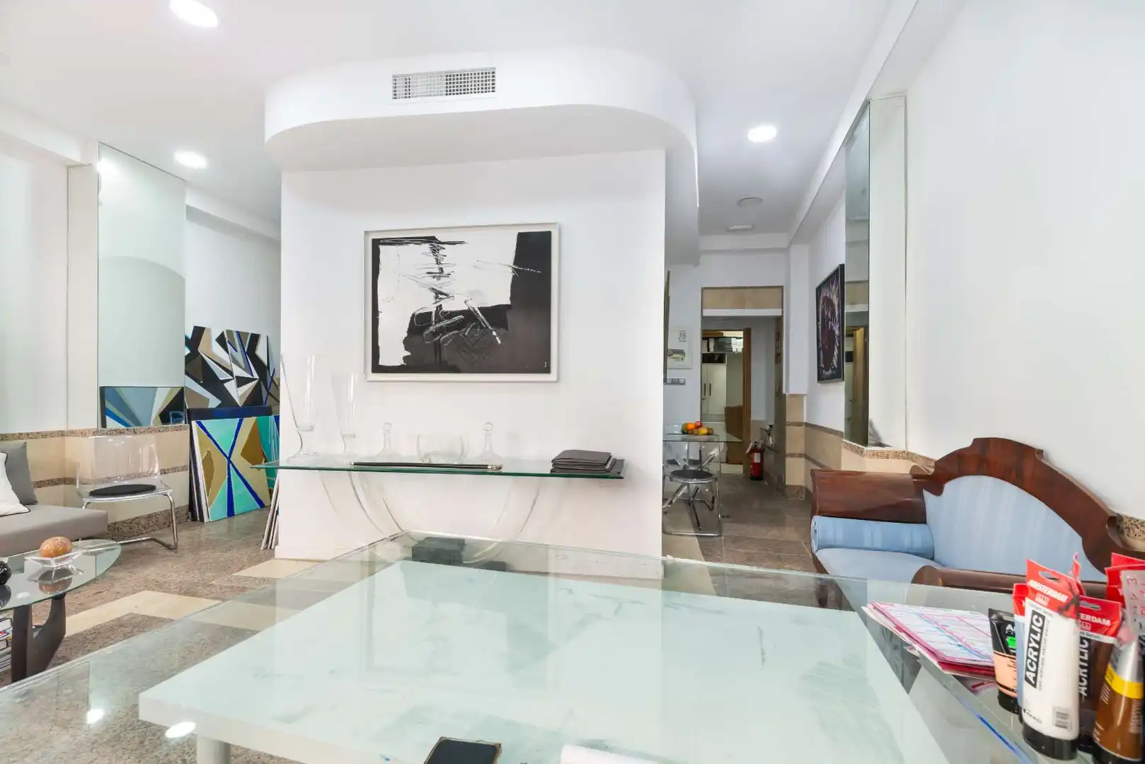 Sala de estar de Piso en venta en Madrid con Aire acondicionado, Calefacción y Amueblado