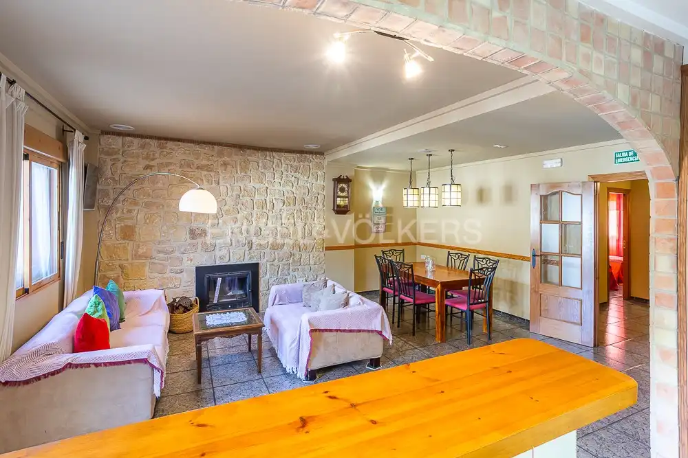Living room of Houses for sale in La Vall de Laguar  with Air Conditioner, Heating and Terrace