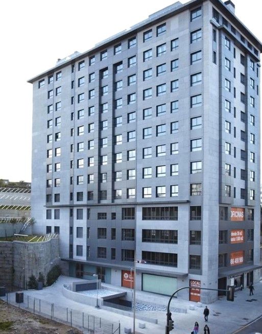 Exterior view of Flat for sale in Vigo   with Parquet flooring, Storage room and Furnished