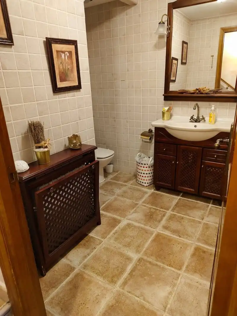 Baño de Casa o chalet en venta en Bustarviejo con Calefacción, Parquet y Terraza