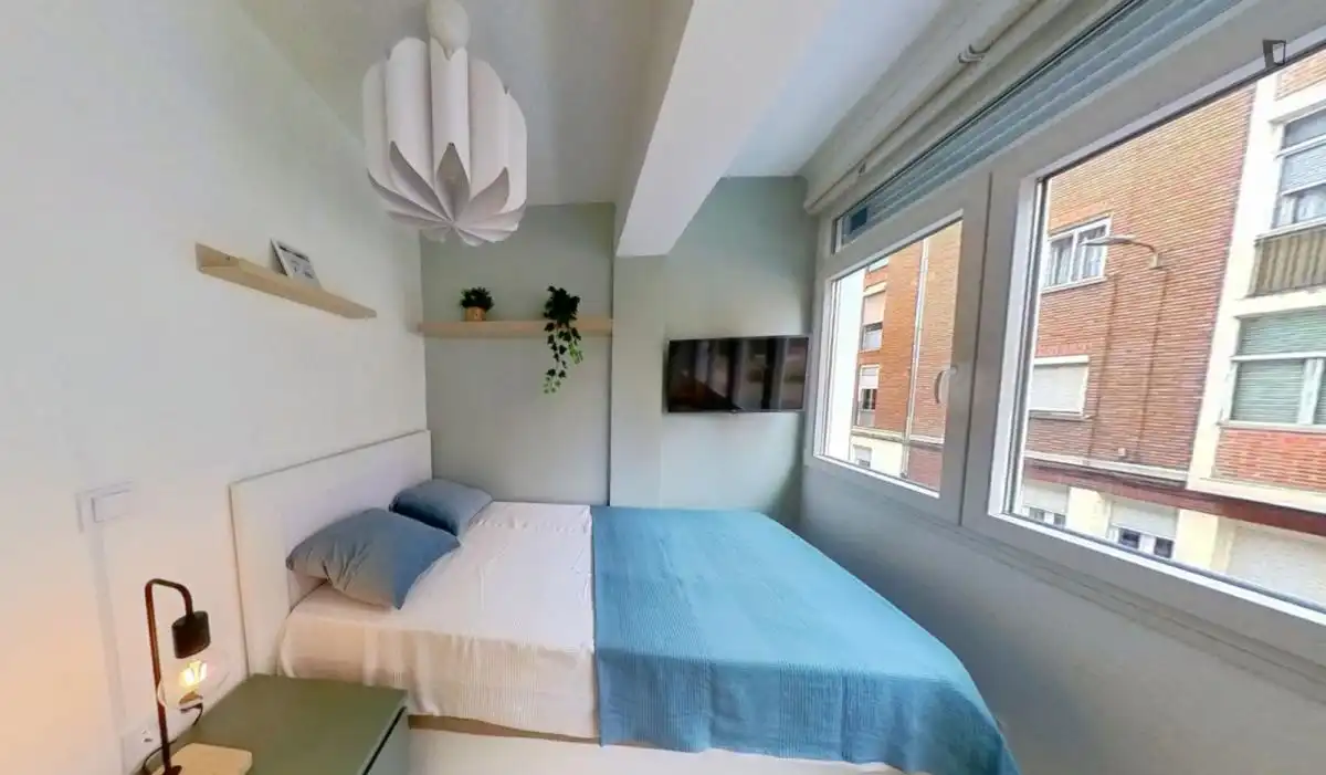 Schlafzimmer von Wohnungen zur untervermieten in Valladolid Capital mit Heizung, Möbliert und Waschmaschine