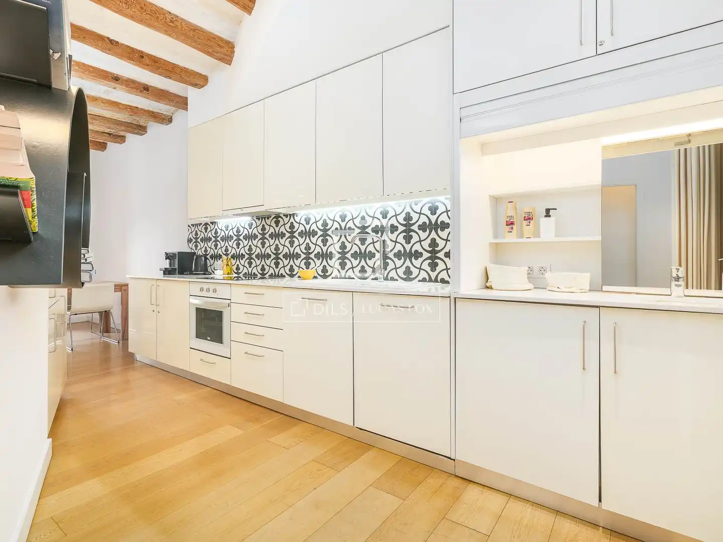 Cocina de Piso en venta en Barcelona con Aire acondicionado, Parquet y Amueblado