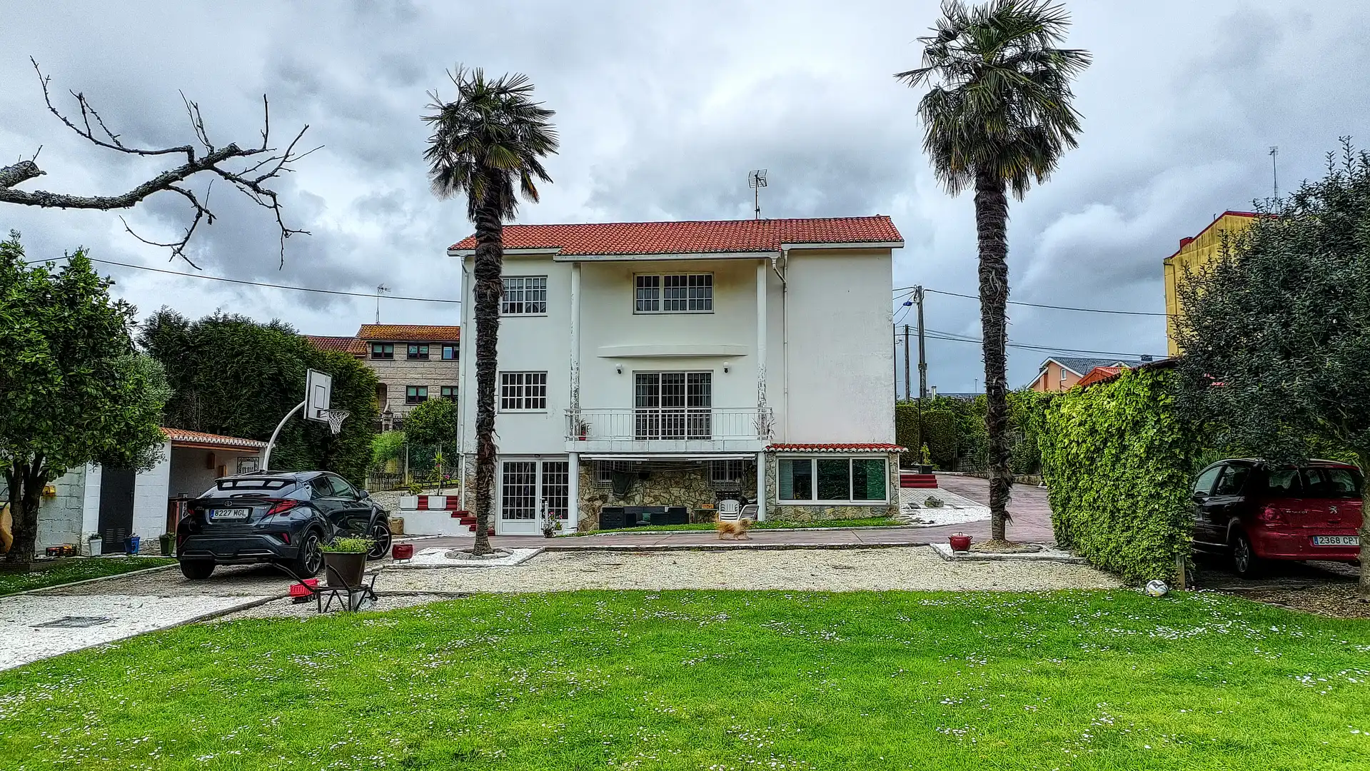 Vista exterior de Casa o chalet en venta en Culleredo con Calefacción, Jardín privado y Terraza