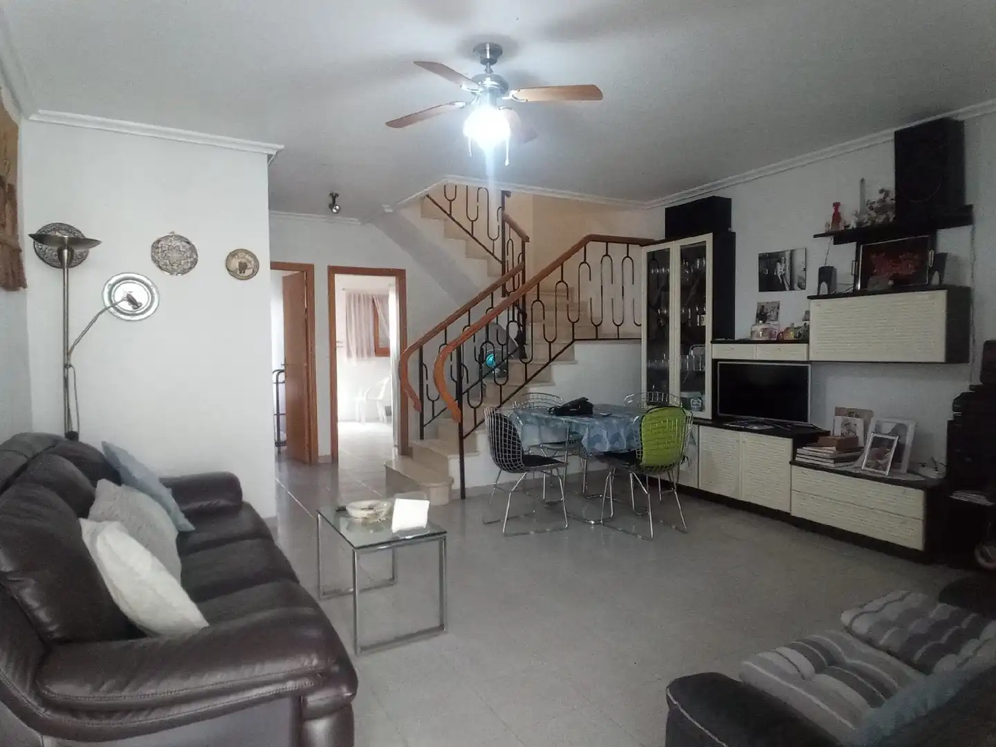 Wohnzimmer von Einfamilien-Reihenhaus zur Miete in Moncofa mit Terrasse und Möbliert