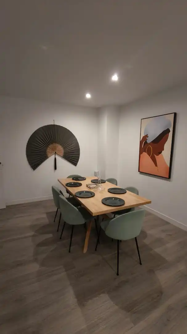 Dining room of Flat for rent in Alcázar de San Juan  with Air Conditioner, Heating and Private garden
