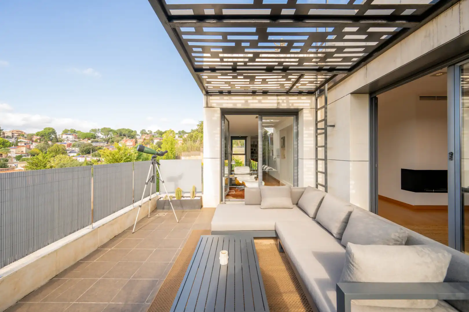 Terraza de Casa o chalet en venta en Sant Cugat del Vallès con Aire acondicionado, Calefacción y Jardín privado
