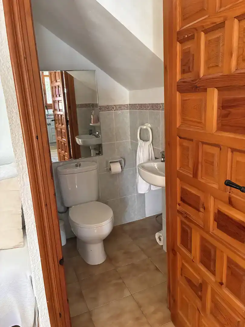 Bathroom of Flat for rent in Els Poblets  with Air Conditioner, Private garden and Storage room