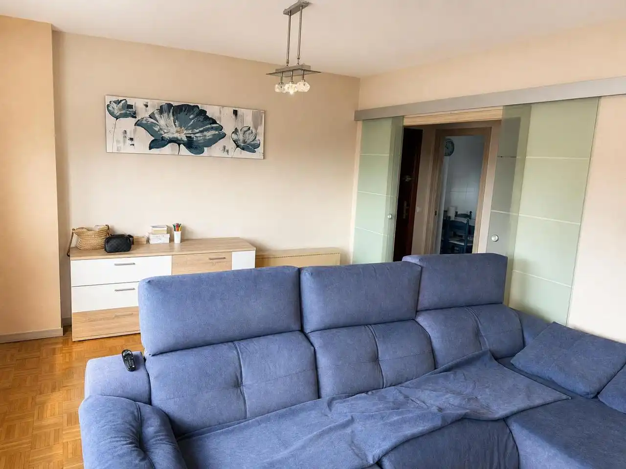 Sala de estar de Piso en venta en Ortuella con Calefacción, Trastero y Amueblado