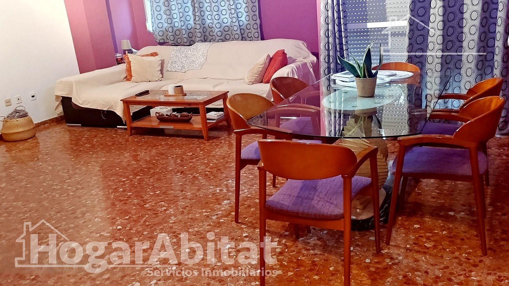 Living room of Flat for sale in Algemesí  with Air Conditioner, Terrace and Storage room