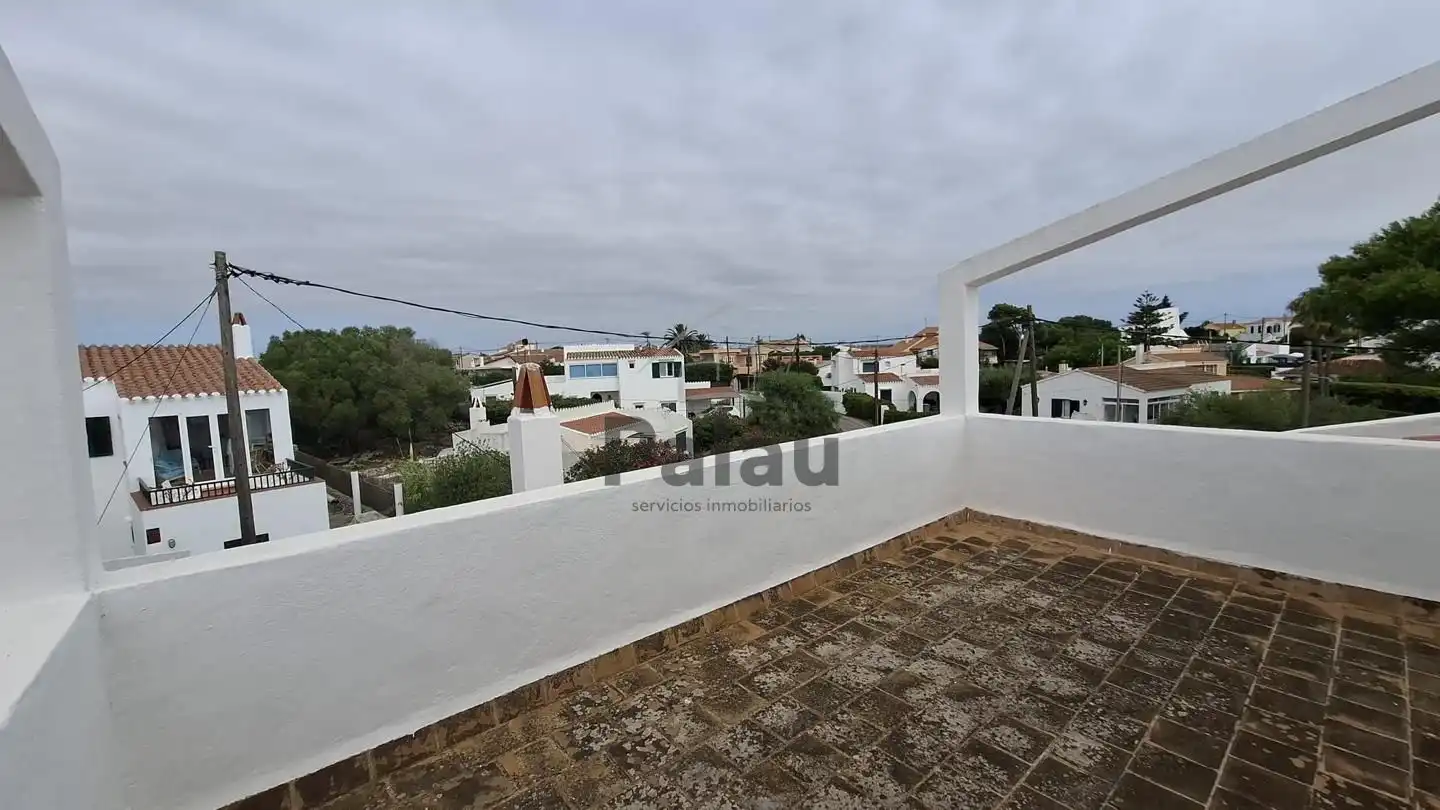 Exterior view of Houses for sale in Es Castell  with Air Conditioner, Heating and Private garden