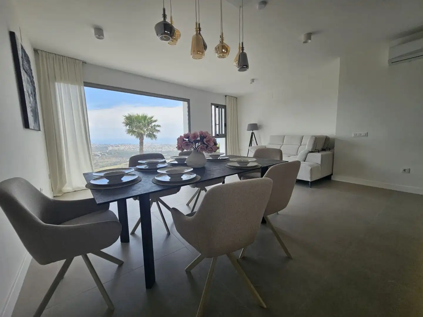 Comedor de Casa adosada en venta en Calpe / Calp con Aire acondicionado, Calefacción y Terraza