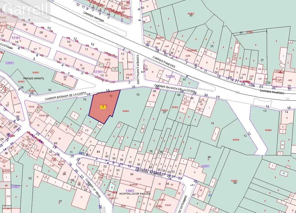 Terrenos y solares en venta en CARRER  BAIXADA COSTA 
 LLAGOSTERA (GIRONA), imagen 3