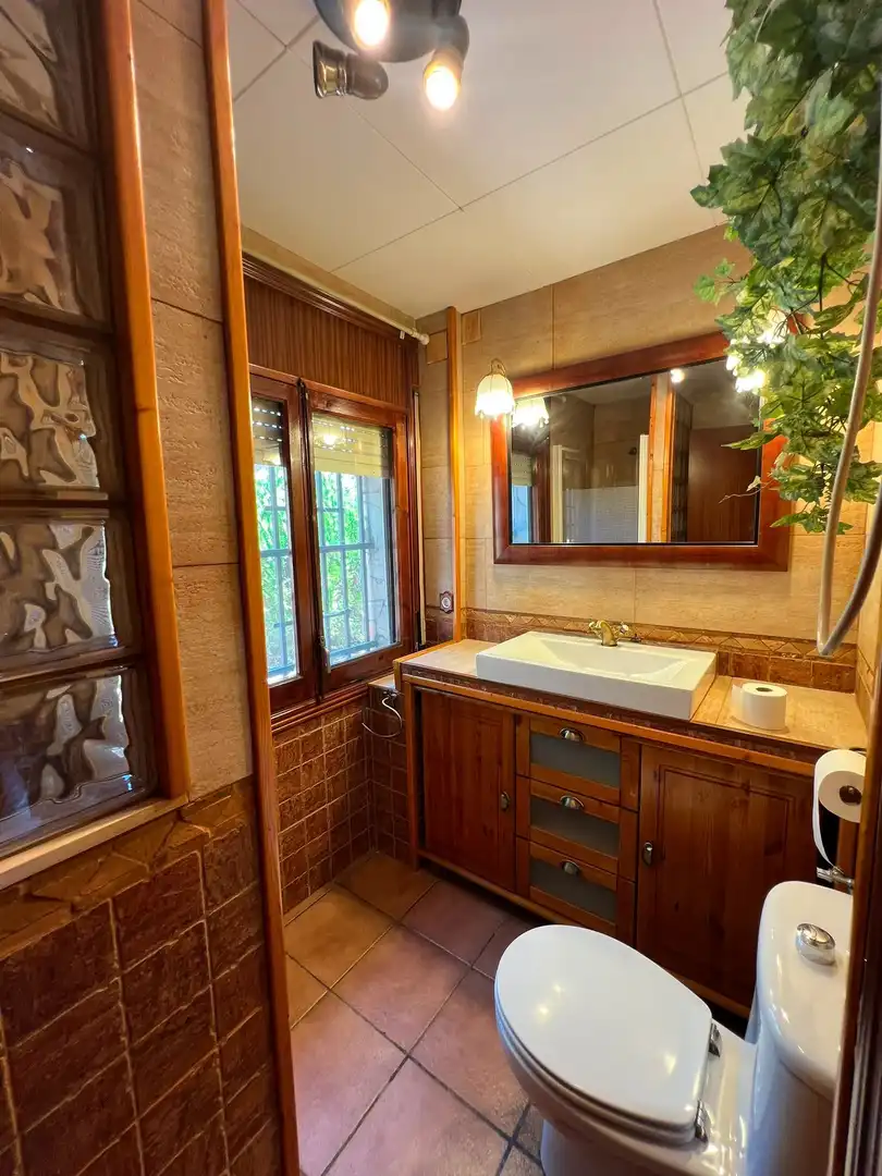 Baño de Casa o chalet en venta en Fogars de la Selva con Aire acondicionado, Jardín privado y Terraza