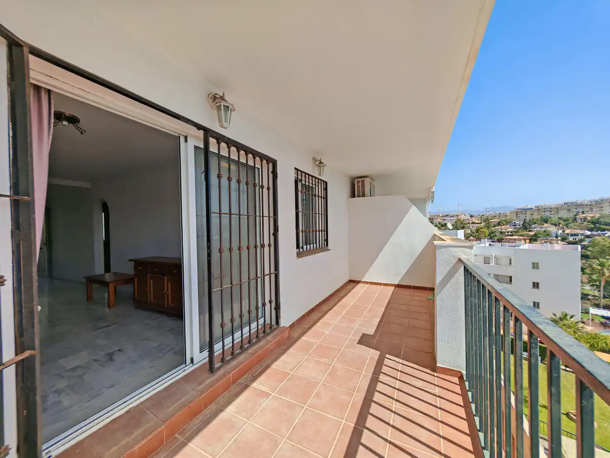 Terrasse von Wohnungen zum Verkauf in Mijas mit Terrasse, Schwimmbad und Möbliert