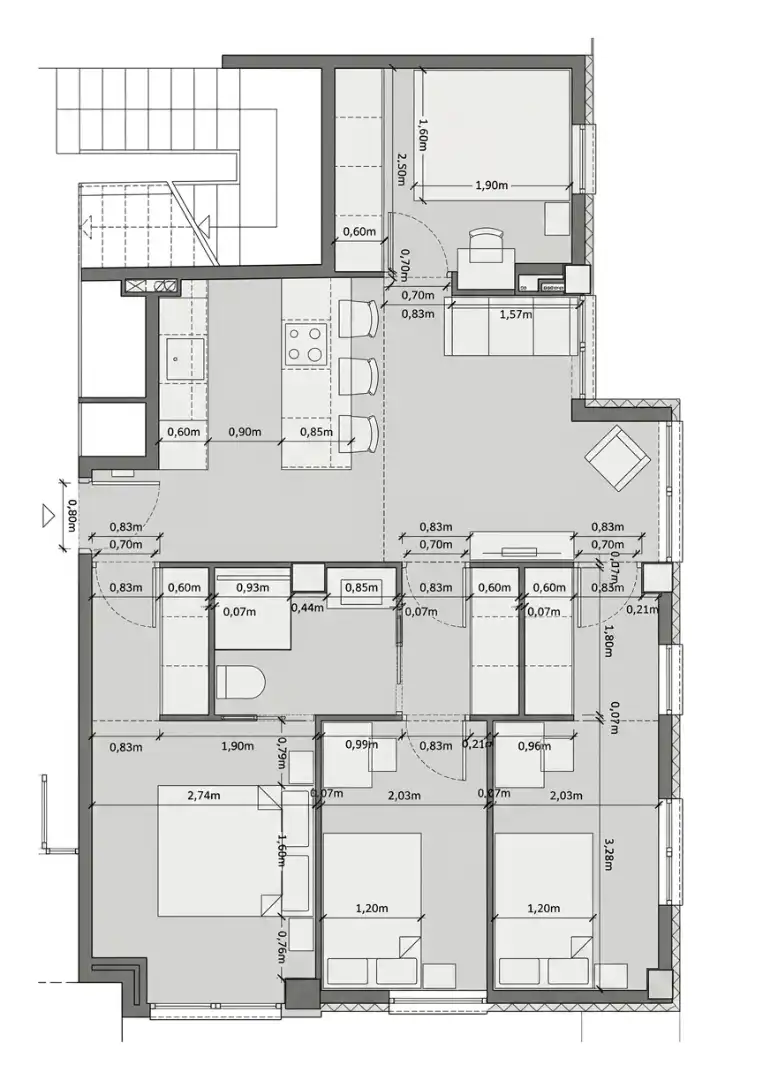 Flat for sale in Pallejà  with Air Conditioner, Heating and Parquet flooring