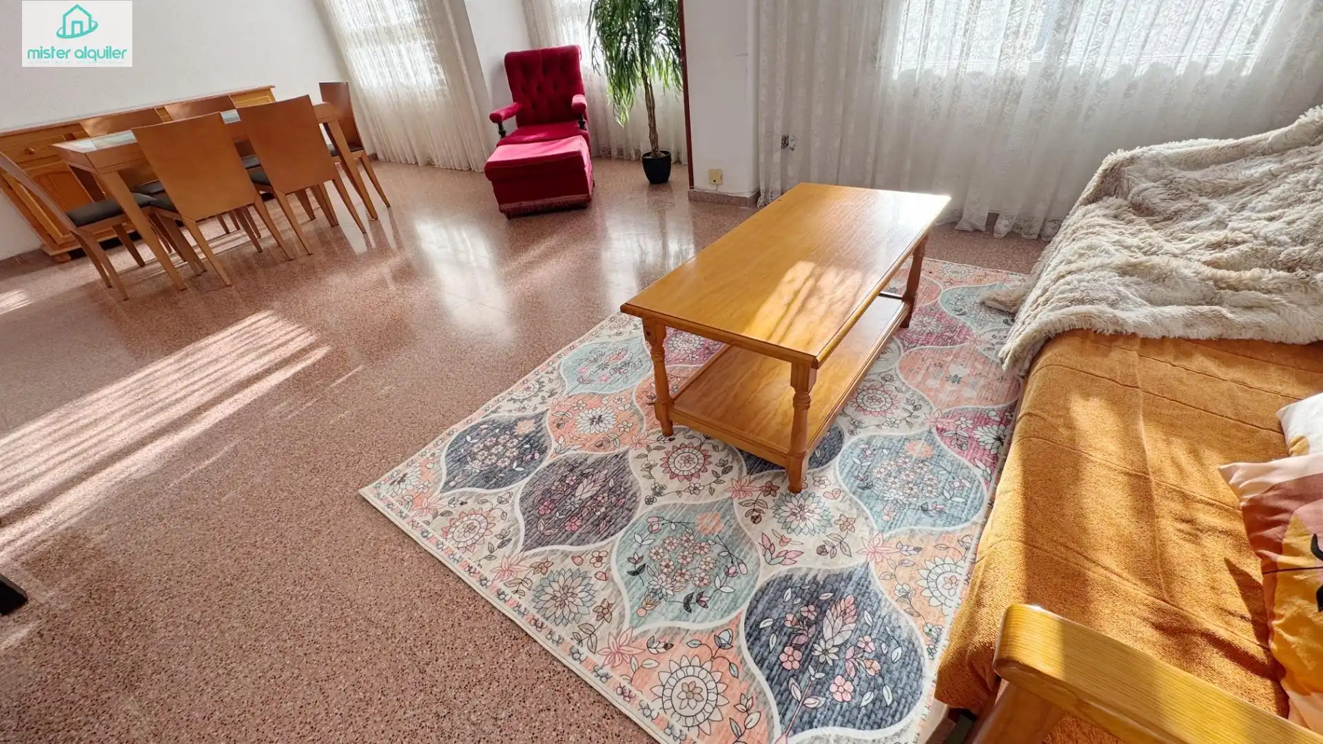 Sala d'estar de Apartament en venda en San Vicente del Raspeig / Sant Vicent del Raspeig amb Aire condicionat, Calefacció i Terrassa