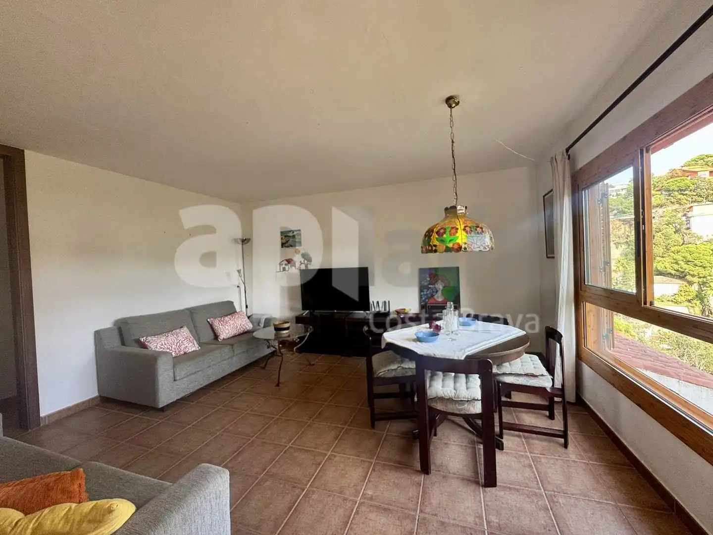 Living room of Apartments for sale in Lloret de Mar  with Private garden, Terrace and Furnished