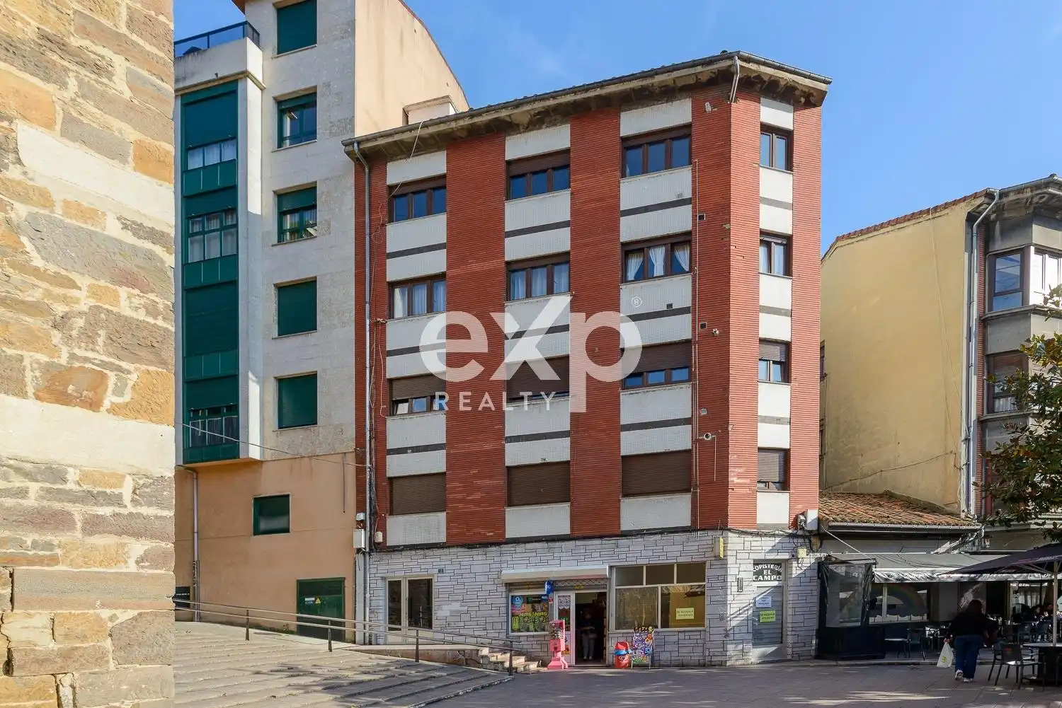 Exterior view of Flat for sale in Aller  with Heating, Terrace and Storage room