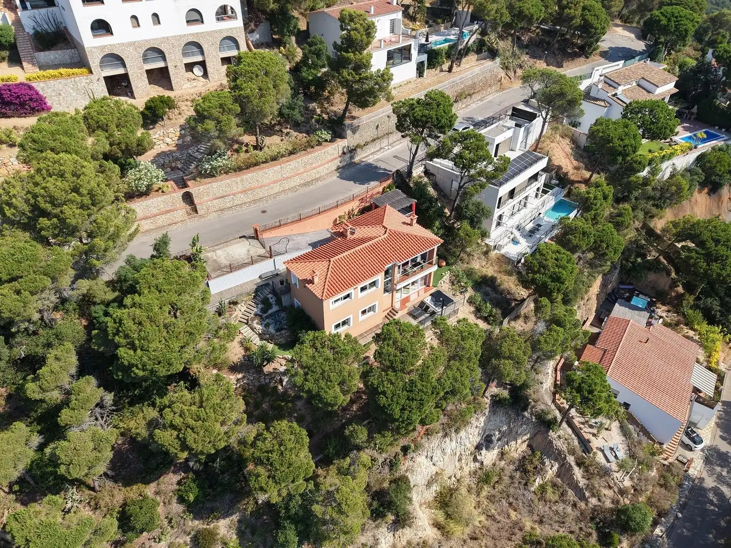 Außenansicht von Haus oder Chalet zum Verkauf in Sant Feliu de Guíxols mit Heizung, Terrasse und Abstellraum
