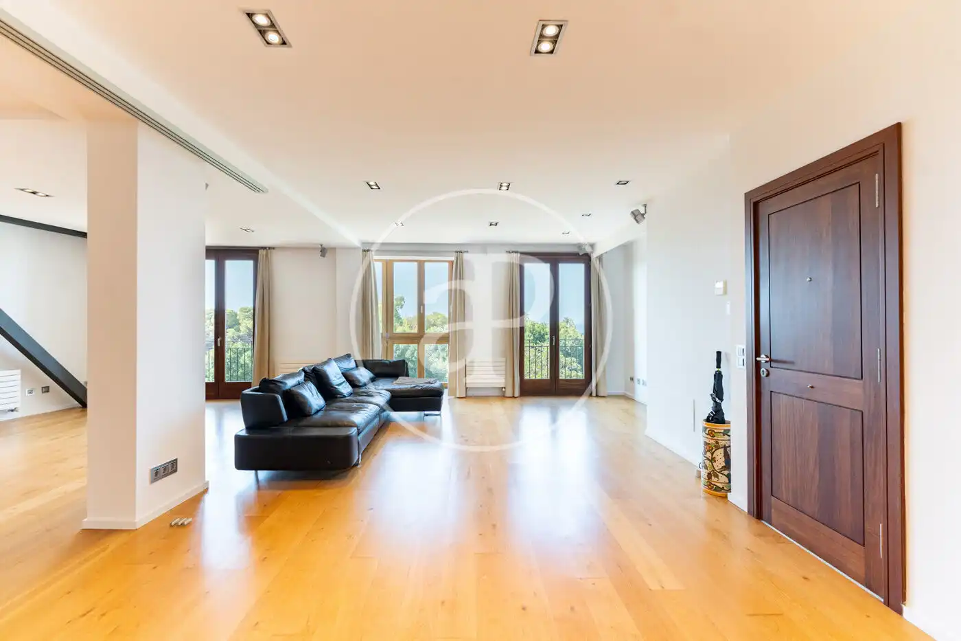 Wohnzimmer von Wohnung zur Miete in  Palma de Mallorca mit Klimaanlage, Heizung und Terrasse
