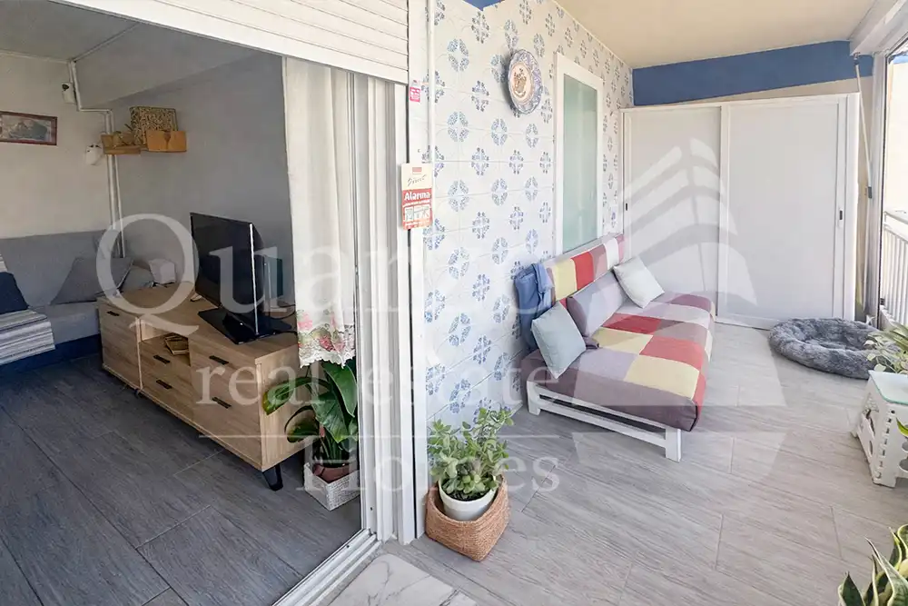 Terraza de Apartamento en venta en Gandia con Calefacción, Terraza y Amueblado