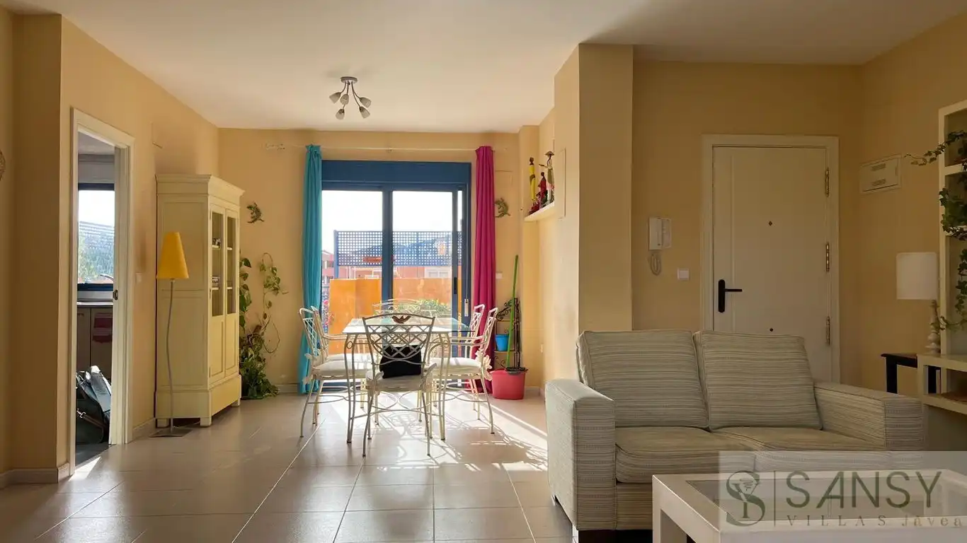 Living room of Attic for sale in Dénia  with Air Conditioner, Storage room and Community pool