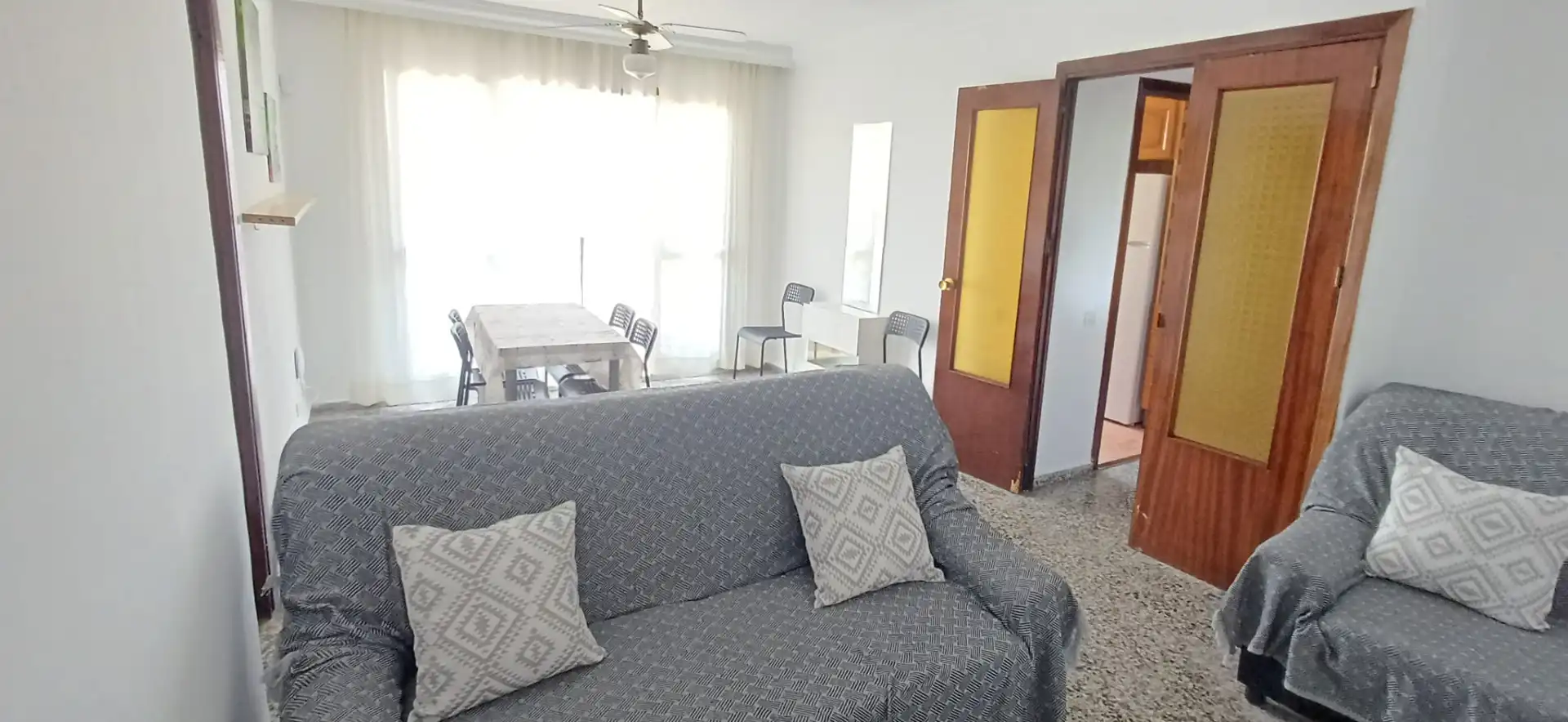 Sala de estar de Piso de alquiler en Málaga con Amueblado