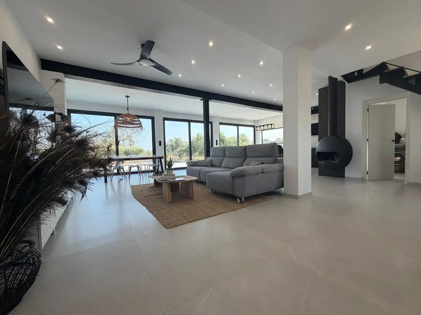 Sala de estar de Casa o chalet en venta en Elche / Elx con Aire acondicionado, Terraza y Piscina