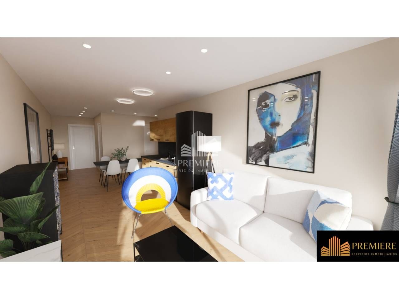 Living room of Flat for sale in Villamayor  with Heating, Terrace and Balcony