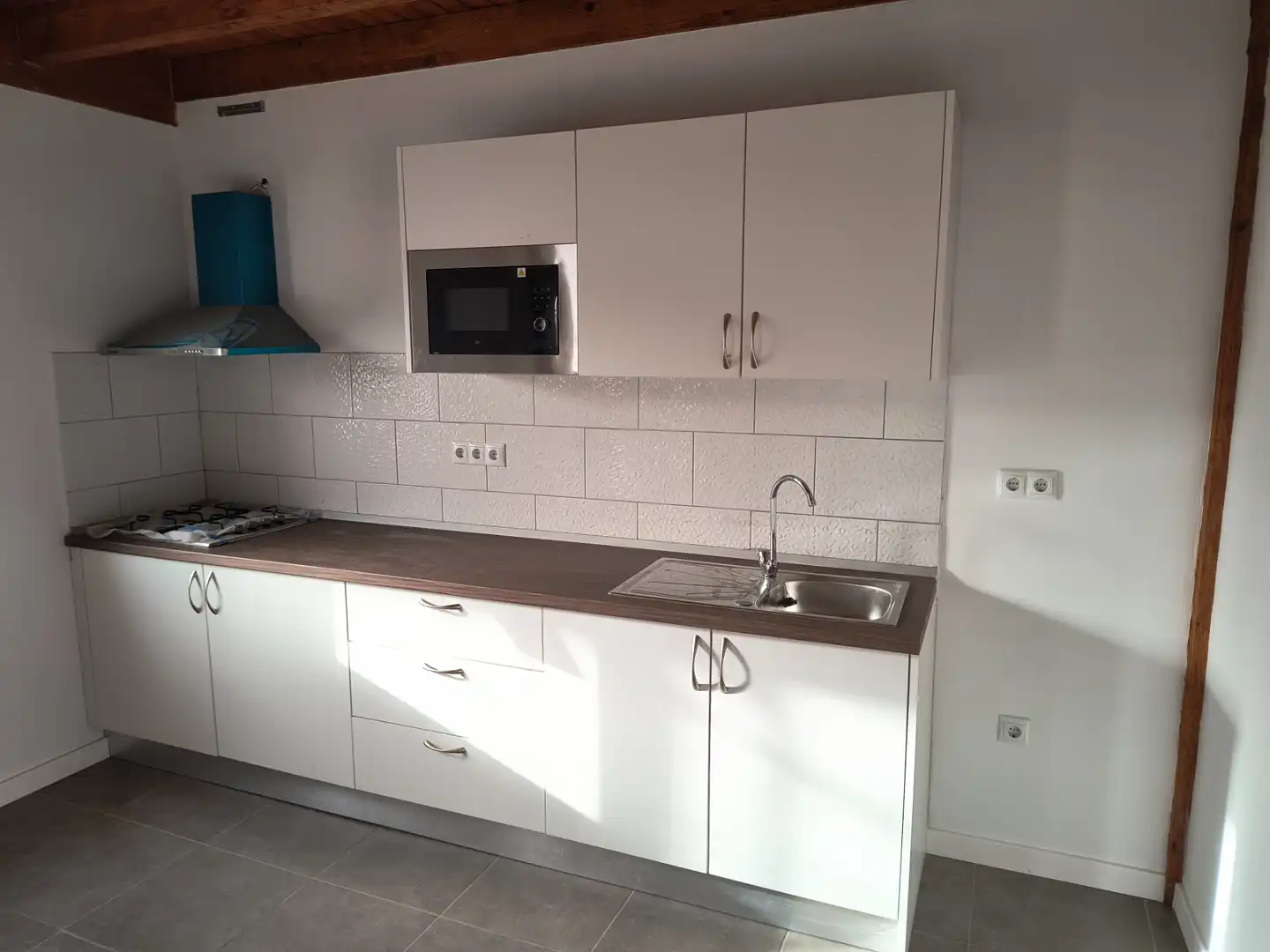 Cocina de Casa adosada de alquiler en La Matanza de Acentejo con Jardín privado, Terraza y Microondas