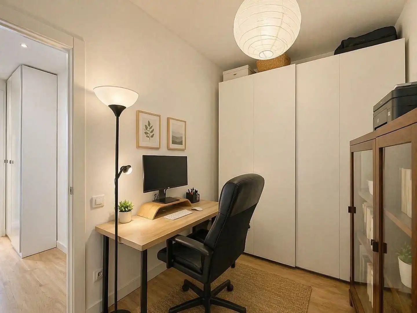 Schlafzimmer von Wohnungen zum Verkauf in Barcelona mit Heizung, Parkett und Terrasse