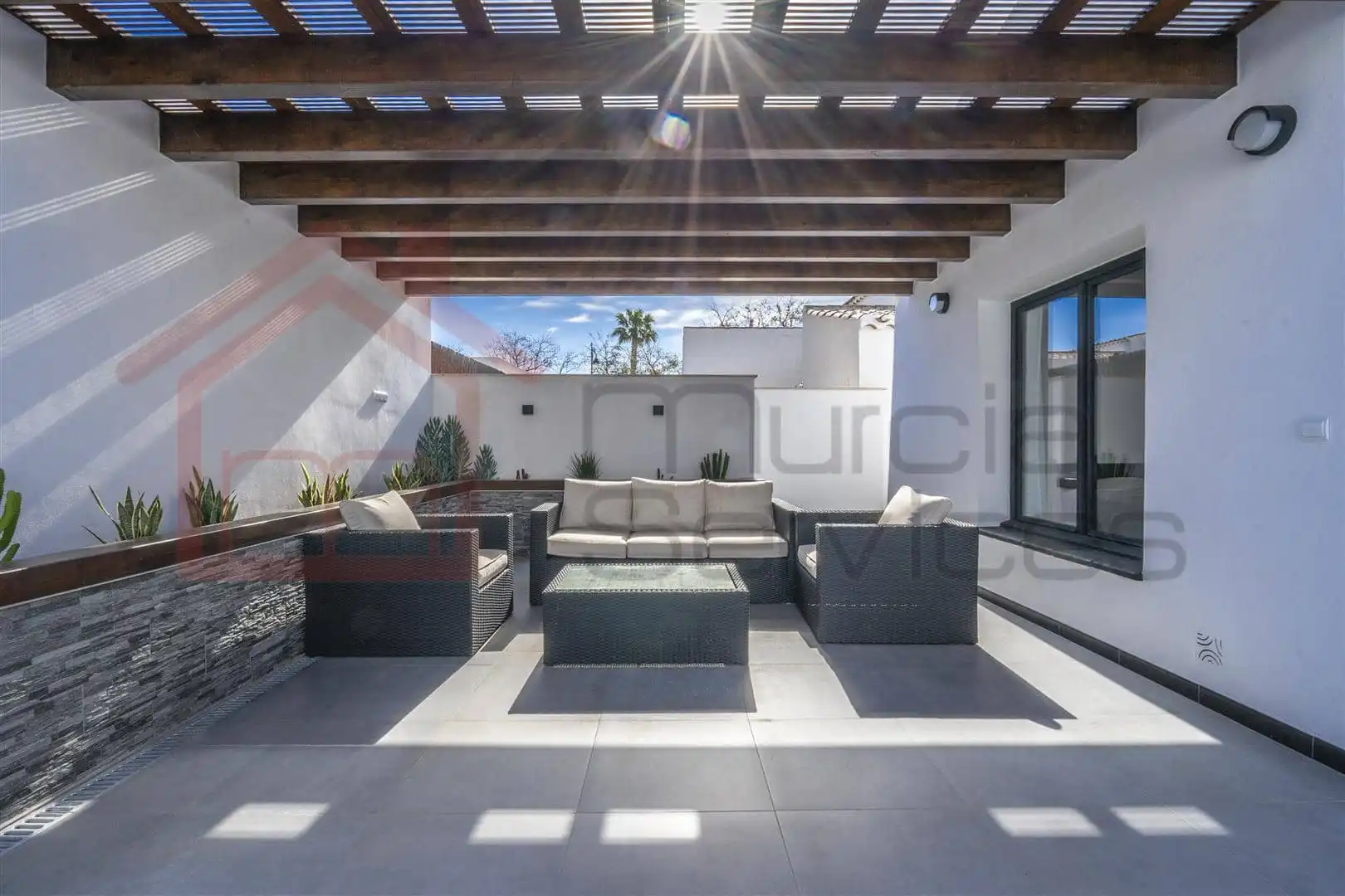 Terraza de Casa o chalet en venta en Campo de Murcia