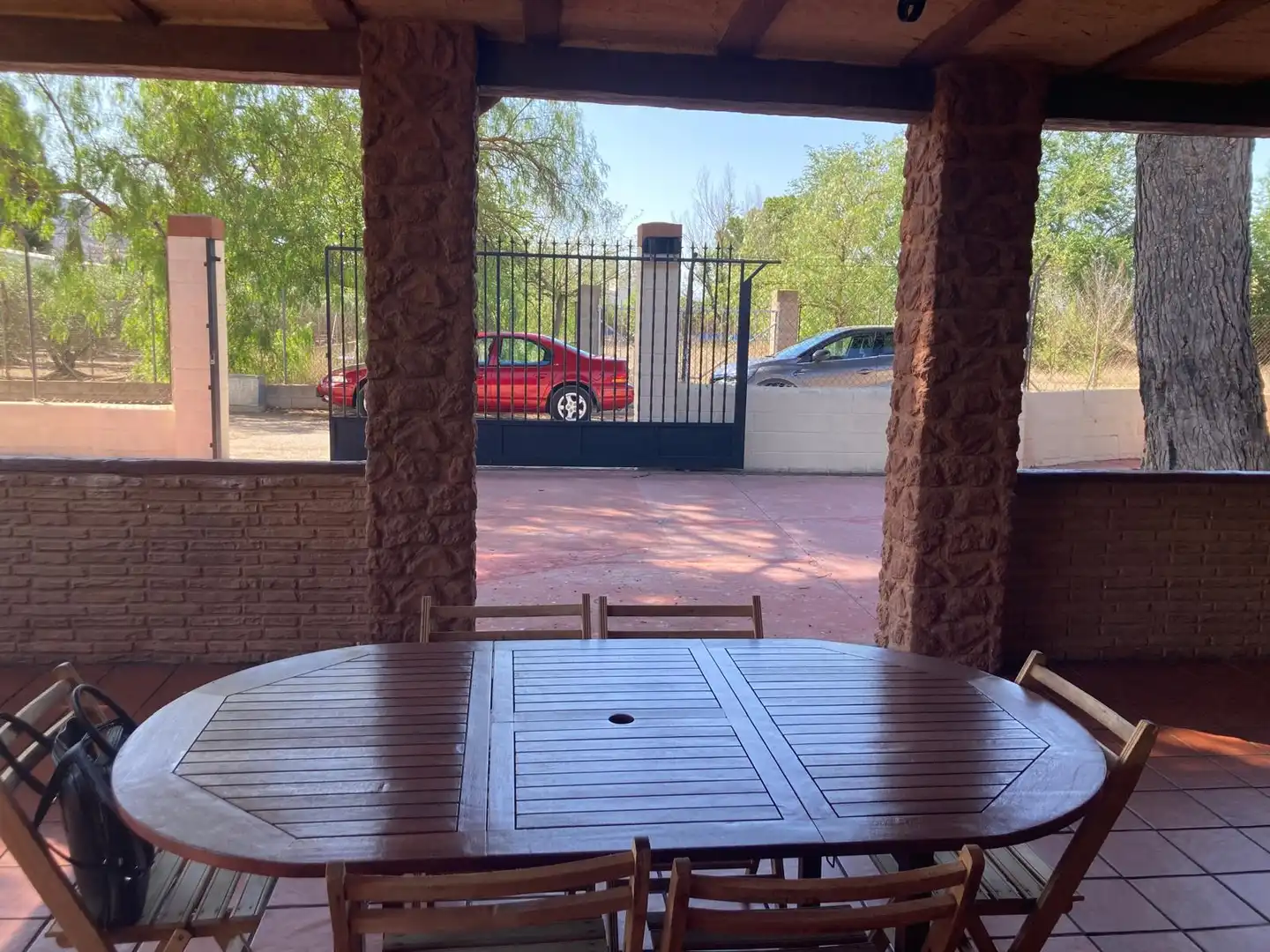 Terraza de Casa o chalet en venta en Villena con Jardín privado, Piscina y Amueblado
