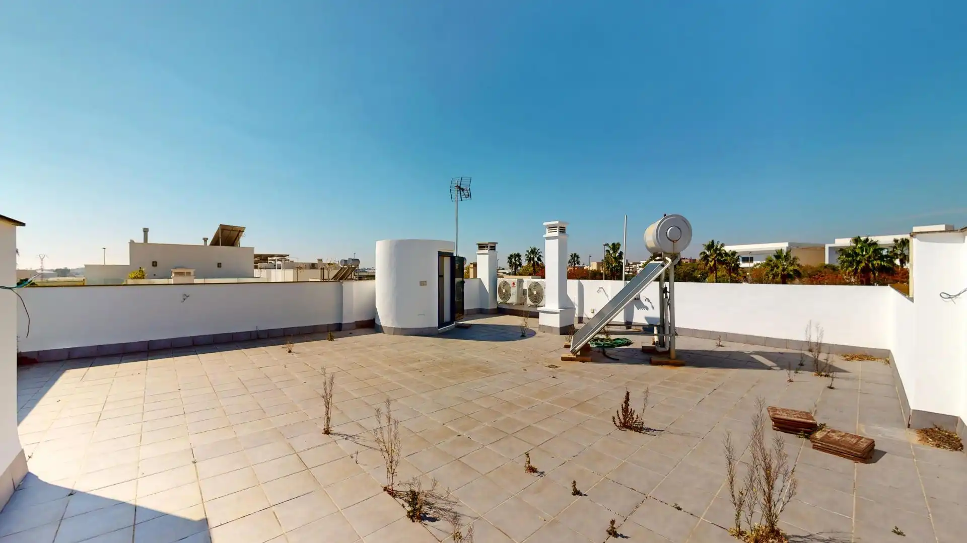 Terrassa de Casa o xalet en venda en Pilar de la Horadada amb Aire condicionat, Calefacció i Jardí privat