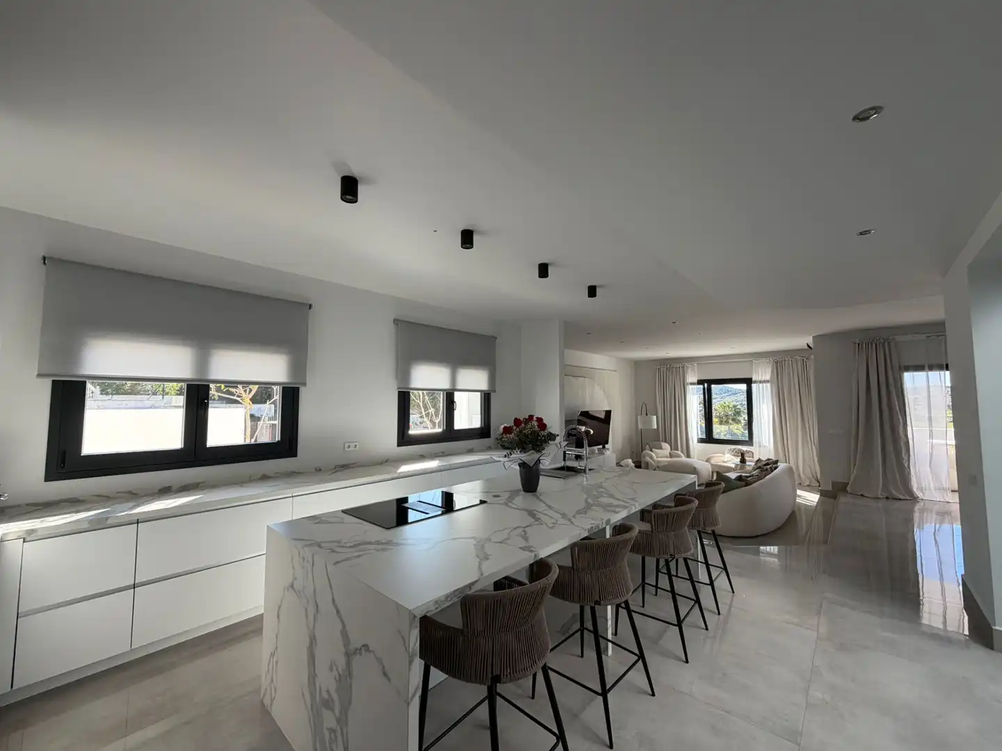 Küche von Haus oder Chalet zur Miete in Sotogrande mit Klimaanlage, Privatgarten und Terrasse