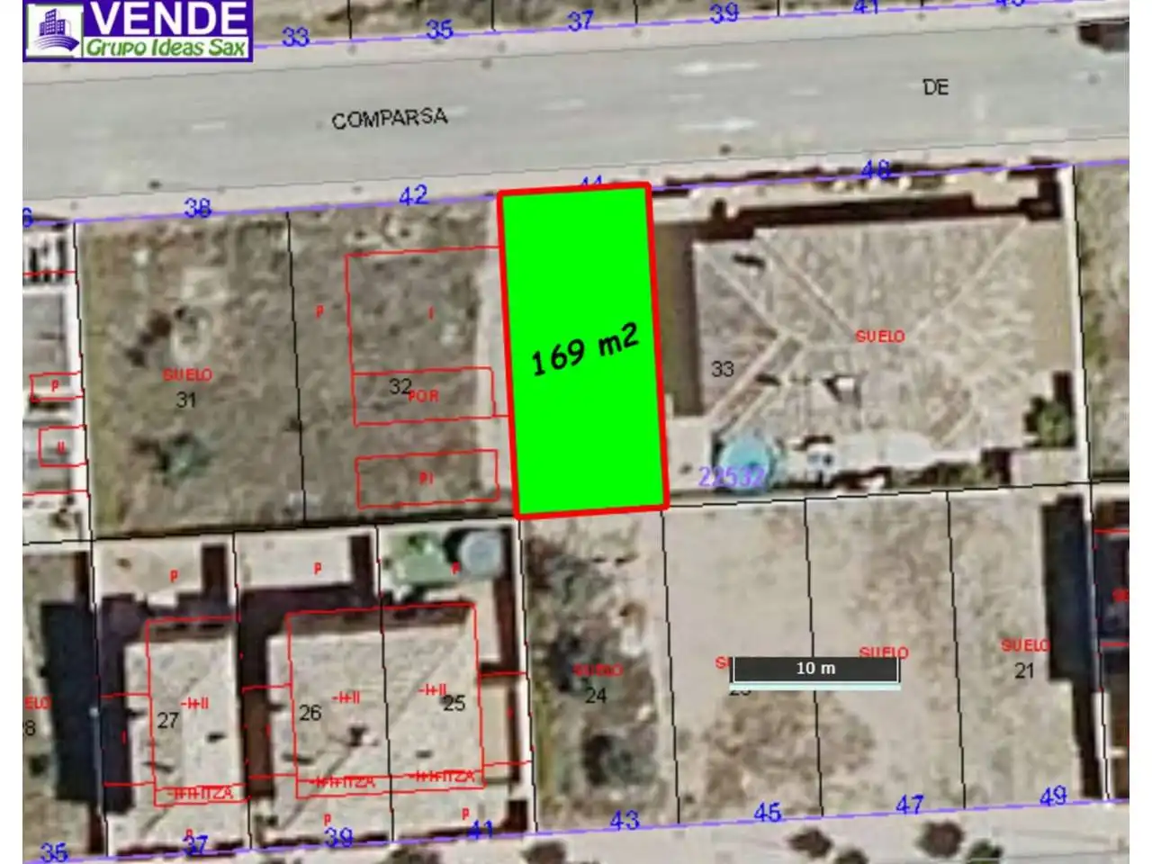 Residential land for sale in Comparsa de Piratas 44